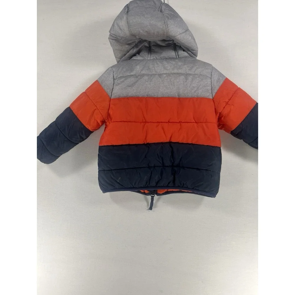 Falls Creek Kids Puffer Jacket 24M Toddler Boys Hooded Winter Coat